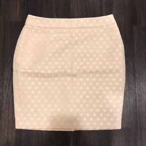 Loft Never worn Tan pencil skirt